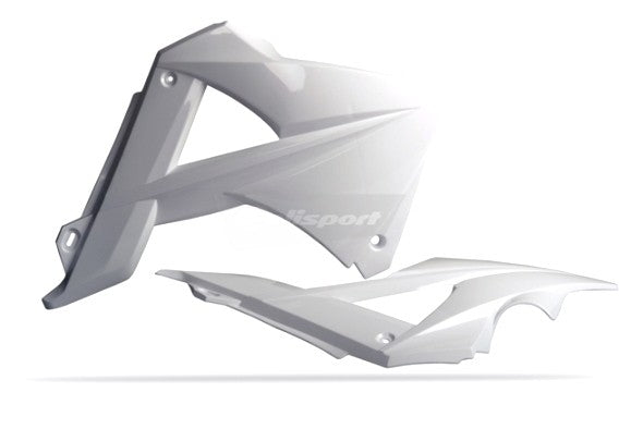 CONVOGLIATORI RADIATORE POLISPORT PER GAS GAS EC 300 2010-2011 / BIANCO
