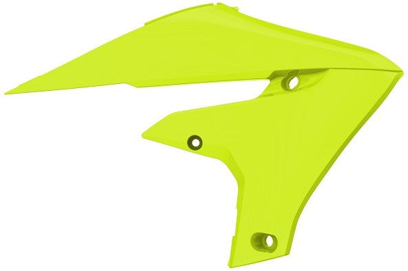 CONVOGLIATORI RADIATORE POLISPORT PER YAMAHA WR 450 F 2019-2023 / GIALLO FLUO