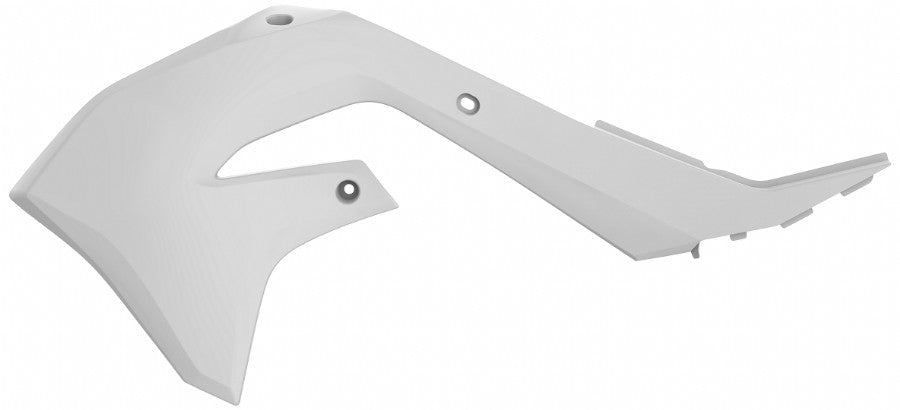 CONVOGLIATORI RADIATORE POLISPORT PER KAWASAKI KX 250 F 2021-2024 / BIANCO
