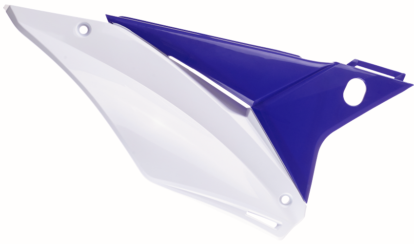 PORTANUMERI LATERALI POLISPORT PER SHERCO 450 SEF-R 2017-2024 / BLU/BIANCO