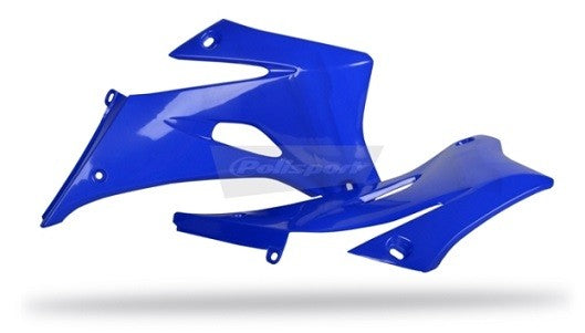 CONVOGLIATORI RADIATORE POLISPORT PER YAMAHA WR 450 F 2007-2011 / BLU YAM98