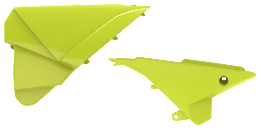 COPERCHI LATERALI CASSA FILTRO POLISPORT PER BETA RR 350 2013-2019 / GIALLO FLUO