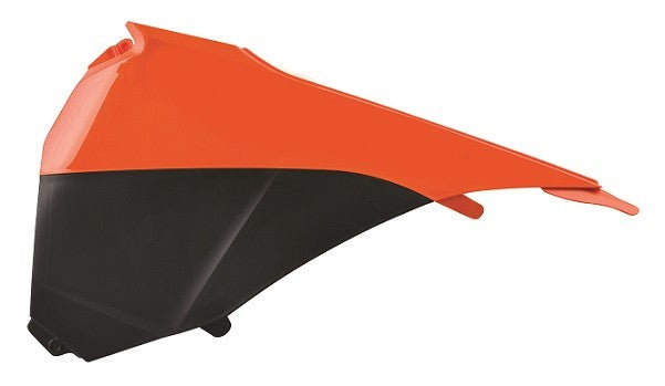 COPERCHI LATERALI CASSA FILTRO POLISPORT PER KTM SX-F 450 2013-2015 / ARANCIONE/NERO
