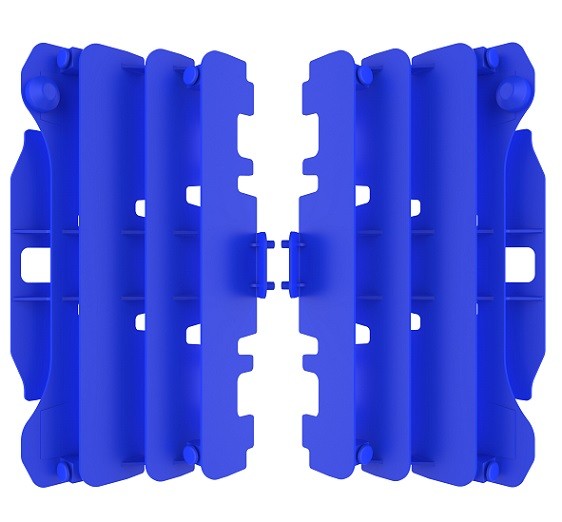 GRIGLIE RADIATORI POLISPORT PER YAMAHA YZ 250 F 2007-2009 / BLU YAM89