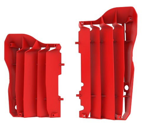 GRIGLIE RADIATORI /RX POLISPORT PER HONDA CRF 450 R 2017-2020 / ROSSO CR04