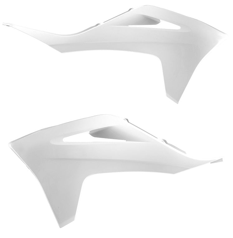 CONVOGLIATORI RADIATORE POLISPORT PER GAS GAS MC 450 F 2021-2023 / BIANCO