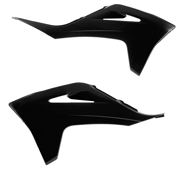 CONVOGLIATORI RADIATORE POLISPORT PER GAS GAS MC 450 F 2021-2023 / NERO