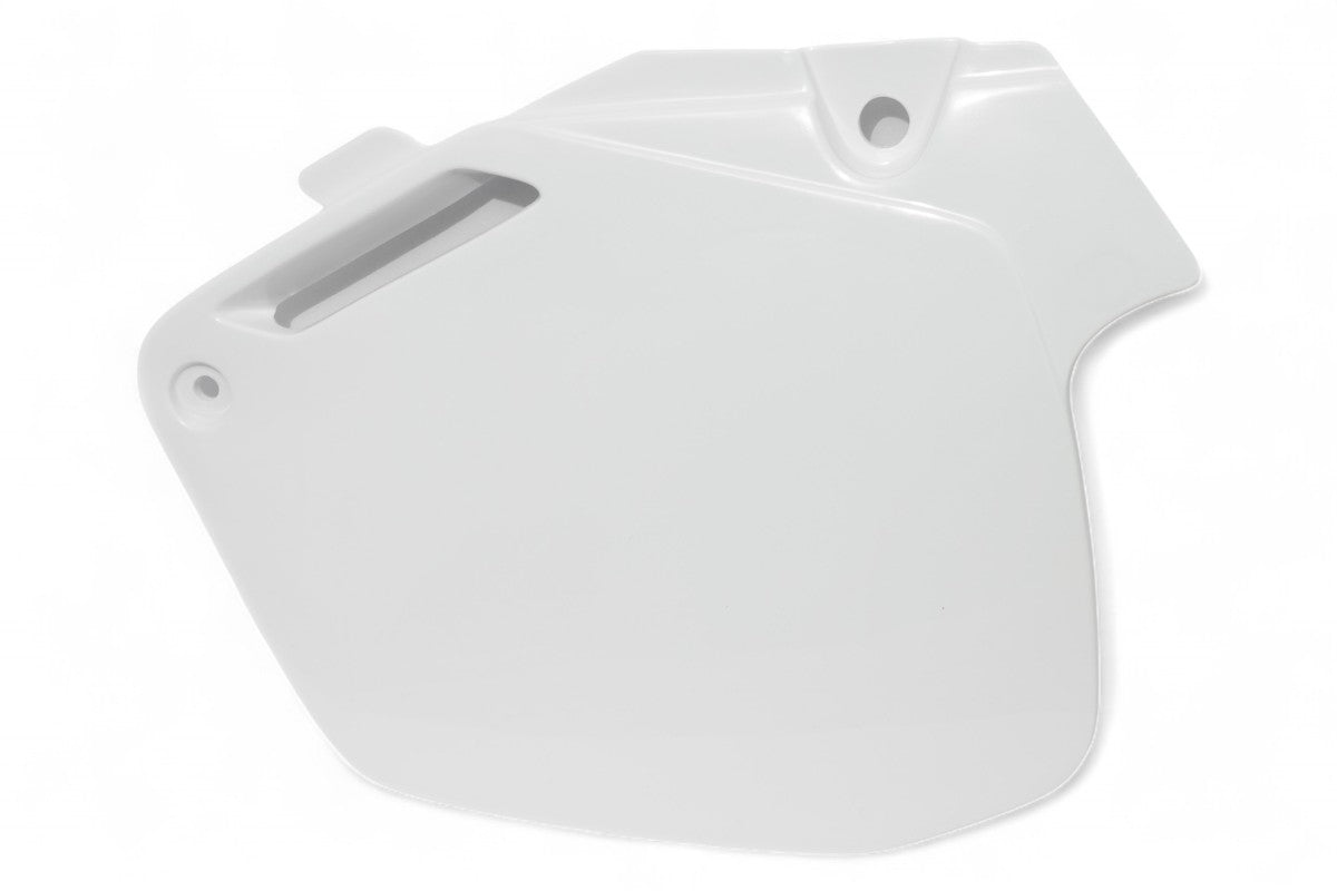 PORTANUMERI LATERALI POLISPORT PER HONDA CR 500 1991-2004 / BIANCO