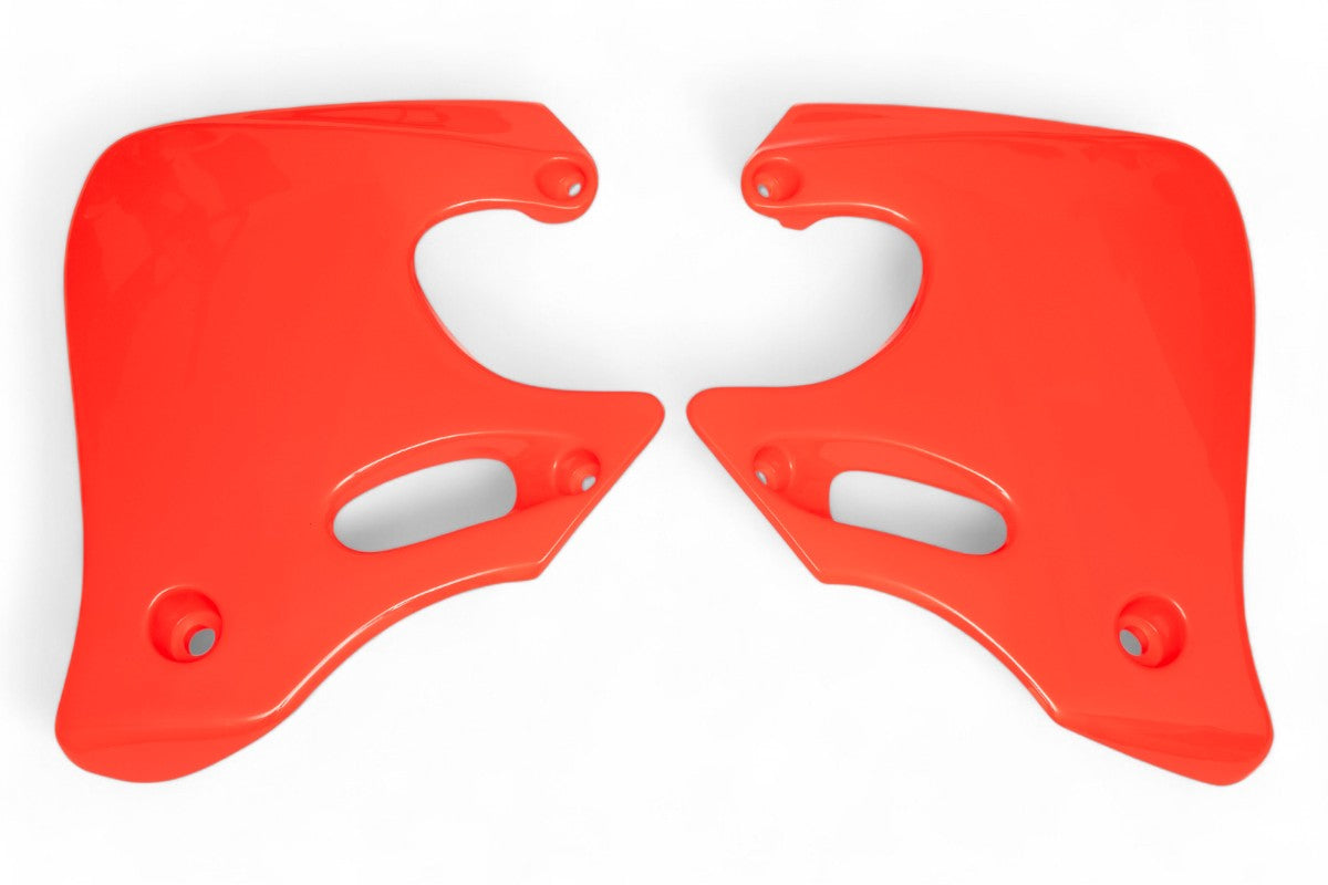 CONVOGLIATORI RADIATORE POLISPORT PER HONDA CR 250 1992-1994 / ROSSO FLUO