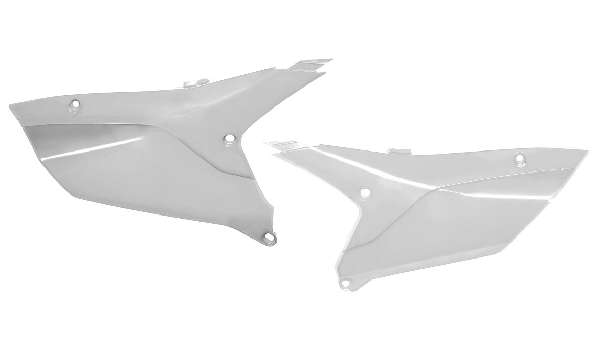 PORTANUMERI LATERALI POLISPORT PER YAMAHA WR 250 F 2025-2026 / BIANCO