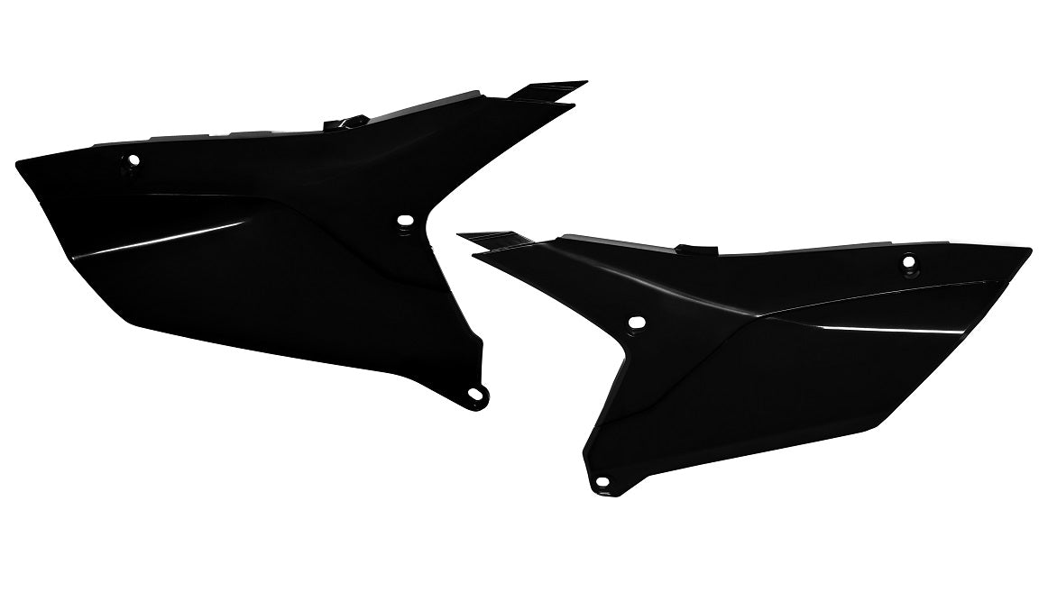 PORTANUMERI LATERALI POLISPORT PER YAMAHA YZ 250 F 2024-2026 / NERO