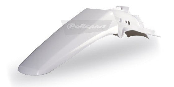 PARAFANGO POSTERIORE POLISPORT PER GAS GAS EC 250 2005-2006 / BIANCO