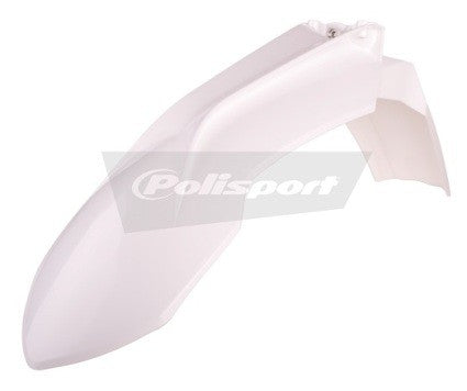 PARAFANGO ANTERIORE POLISPORT PER KTM EXC 250 2014-2016 / BIANCO
