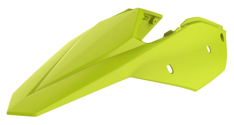 PARAFANGO POSTERIORE CON PORTANUMERI LATERALI POLISPORT PER BETA RR 480 2015-2017 / GIALLO FLUO