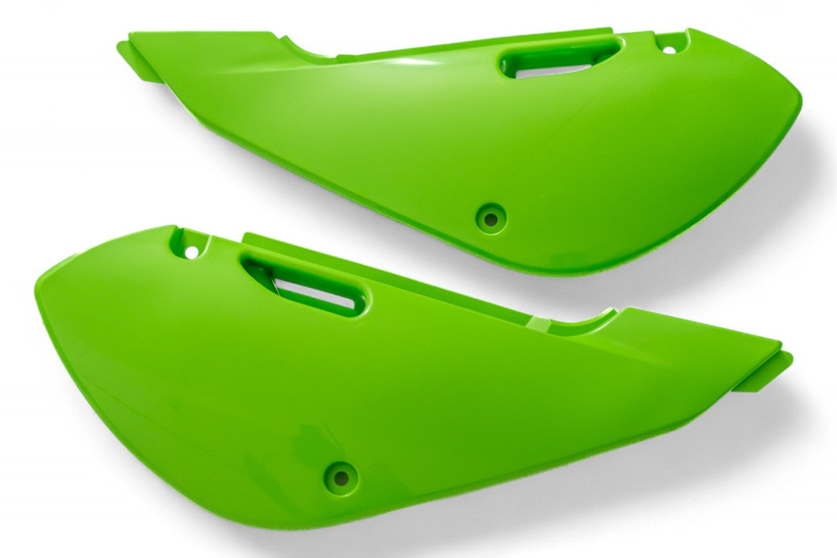 PORTANUMERI LATERALI POLISPORT PER KAWASAKI KX 65 2000-2025 / VERDE05