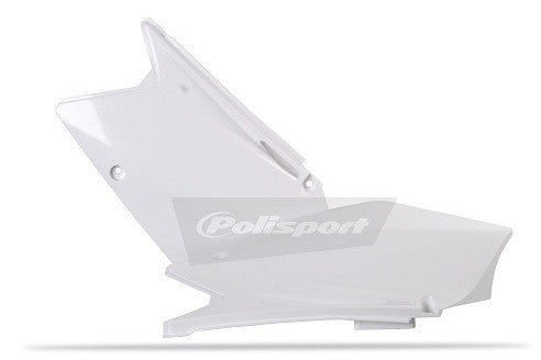 PORTANUMERI LATERALI POLISPORT PER SUZUKI RMZ 450 2005-2006 / BIANCO