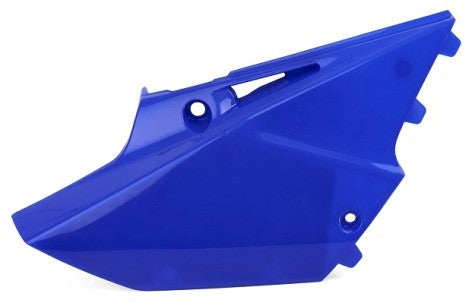 PORTANUMERI LATERALI CON PROTEZIONE CALORE POLISPORT PER YAMAHA YZ 125 2015-2021 / BLU YAM98