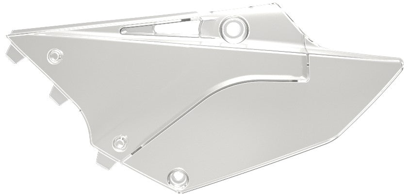 PORTANUMERI LATERALI CON PROTEZIONE CALORE POLISPORT PER YAMAHA YZ 125 2015-2021 / CLEAR