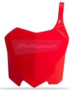 TABELLA PORTANUMERO POLISPORT PER HONDA CRF 250 R 2010-2013 / ROSSO CR04