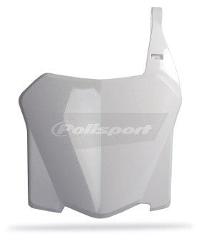 TABELLA PORTANUMERO POLISPORT PER HONDA CRF 250 R 2008-2009 / BIANCO