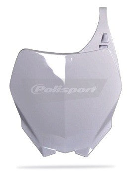 TABELLA PORTANUMERO POLISPORT PER YAMAHA YZ 125 2006-2014 / BIANCO
