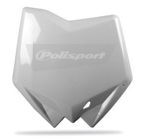 TABELLA PORTANUMERO POLISPORT PER HUSQVARNA TC 510 2006-2010 / BIANCO