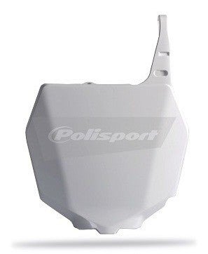 TABELLA PORTANUMERO POLISPORT PER SUZUKI RMZ 250 2007-2009 / BIANCO