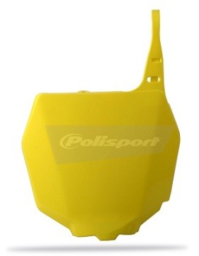 TABELLA PORTANUMERO POLISPORT PER SUZUKI RMZ 450 2005-2007 / GIALLO RM01