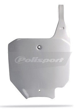 TABELLA PORTANUMERO POLISPORT PER HONDA CR 80 1996-2002 / BIANCO