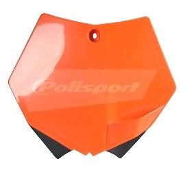TABELLA PORTANUMERO POLISPORT PER KTM SX 150 2009-2012 / ARANCIONE