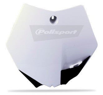 TABELLA PORTANUMERO POLISPORT PER KTM SX 65 2009-2015 / BIANCO