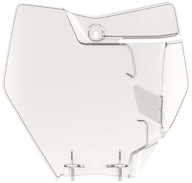 TABELLA PORTANUMERO POLISPORT PER KTM SX-F 450 2016-2018 / CLEAR