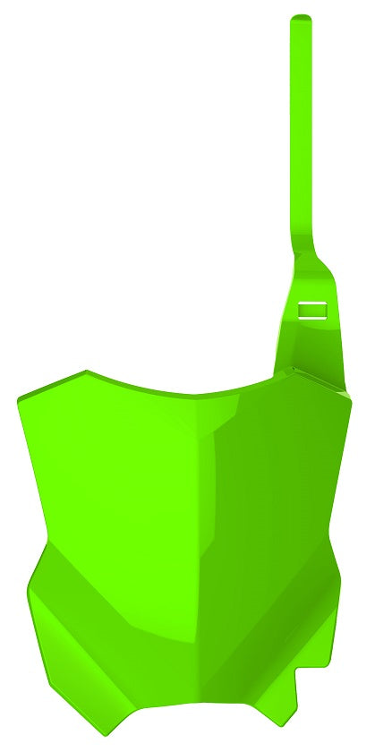 TABELLA PORTANUMERO POLISPORT PER KAWASAKI KX 250 F 2017-2024 / VERDE LIME