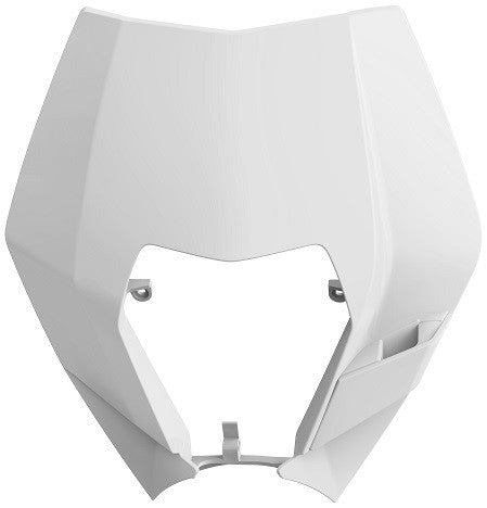 MASCHERINA PORTAFARO POLISPORT PER KTM EXC 500 2012-2013 / BIANCO