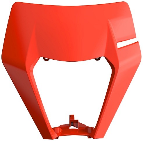 MASCHERINA PORTAFARO POLISPORT PER KTM EXC 500 2017-2019 / 17-19 ARANCIONE16