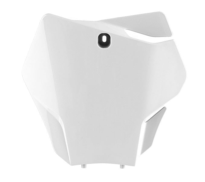 TABELLA PORTANUMERO POLISPORT PER GAS GAS MC 450 F 2021-2023 / BIANCO