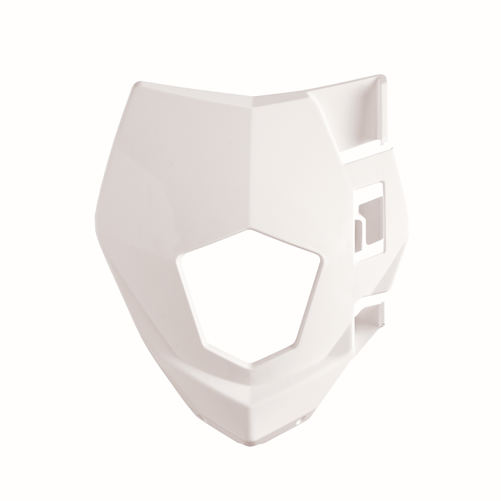 MASCHERINA PORTAFARO POLISPORT PER RIEJU MR 300 2021-2025 / BIANCO