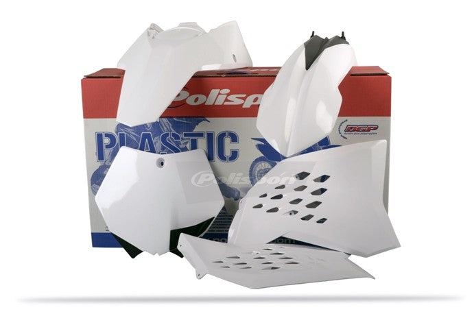KIT PLASTICHE completo Polisport per Ktm SX 150 2009-2010 / Bianco