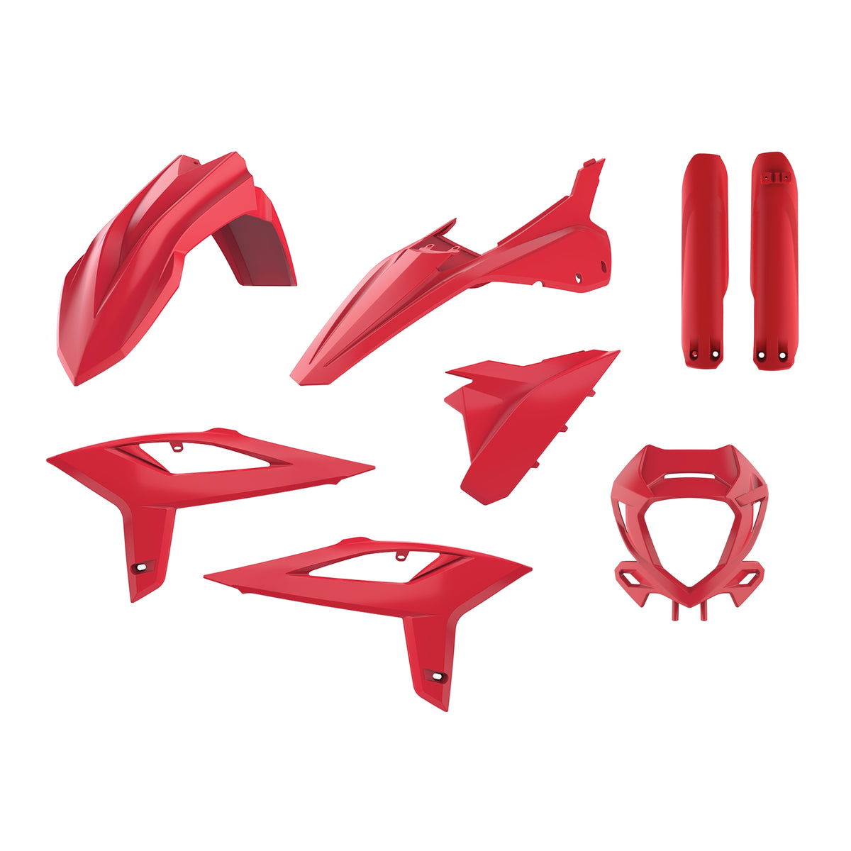 KIT PLASTICHE completo Polisport per Beta RR 430 2020-2022 / Rosso