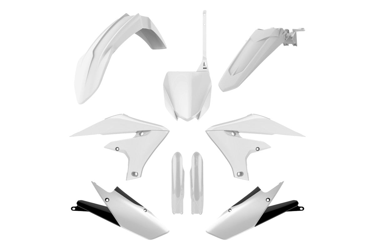 KIT PLASTICHE completo Polisport per Yamaha YZ 450 F 2018-2022 / Bianco