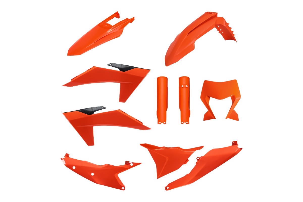 KIT PLASTICHE completo Polisport per Ktm EXC 500 2024-2025 / arancione 16