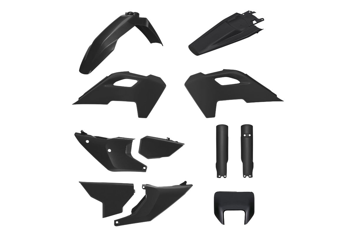 KIT PLASTICHE completo Polisport per Husqvarna TE 300 2024-2025 / Nero