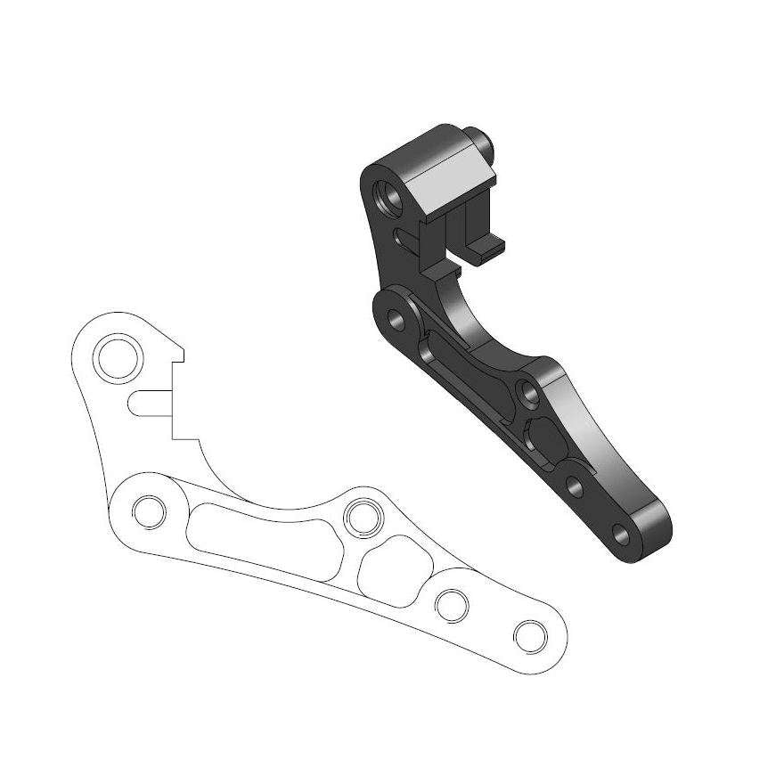 Distanziale pinza freno Sherco 250 SE-R 14-23 anteriore 270 mm - Moto Master