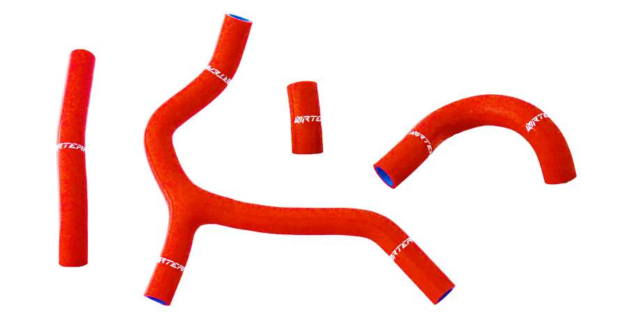 Tubi radiatore rossi NRTeam Husqvarna TE 300 20-23