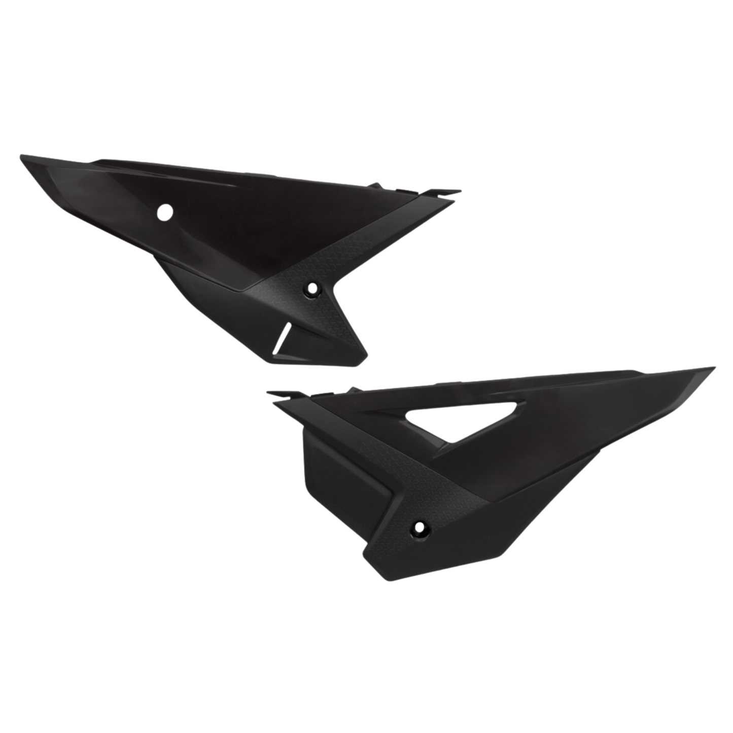 PANELES LATERALES PARA HONDA CRF 250R 2025-2025 / NEGRO / COMPLETO