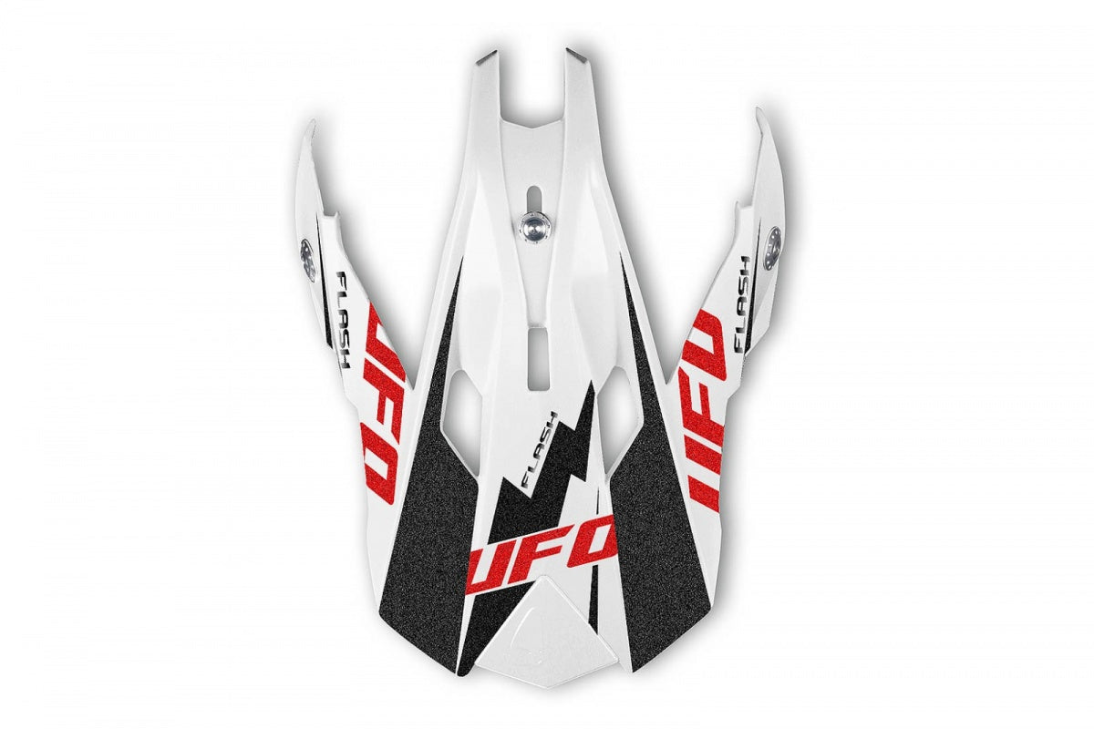 FRONTINO CASCO MOTOCROSS INTERCEPTOR II FLASH / BIANCO/NERO/ROSSO