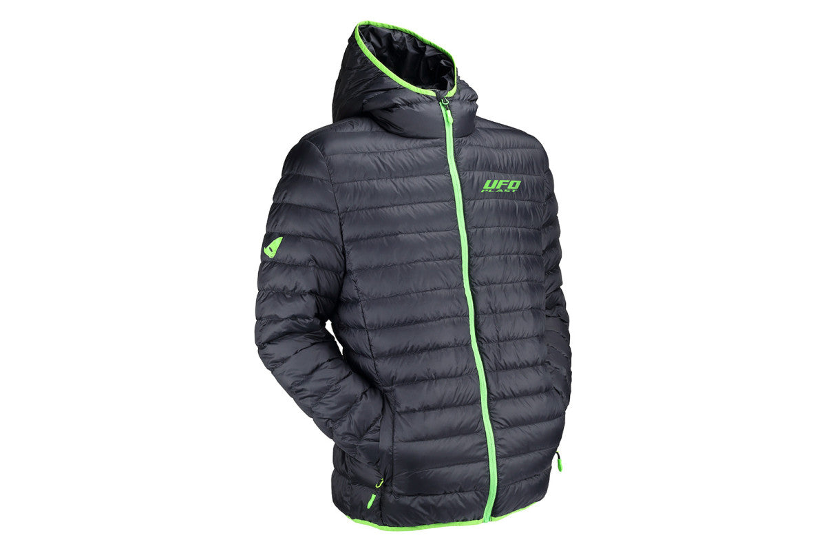 CHAQUETA DE PLUMAS DE INVIERNO / NEGRA