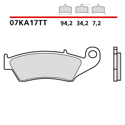 Pastiglie anterioriori ceramic Brembo Beta XTRAINER 300 15-25