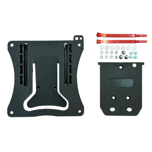 PORTA TARGA A SGANCIO RAPIDO IN COMPOSITO MOTOCROSS/ENDURO XFUN - BLACK