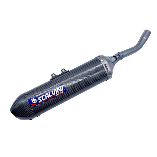 Scarico KTM 250 EXC (24-25) Silenziatore ovale full carbon Scalvini